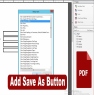 How to add Save As Button in PDF Document by using adobe acrobat pro